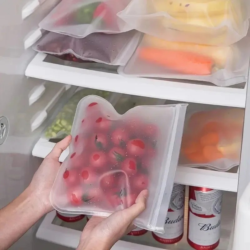 1/2/3/4pcs Silicone Food Stora - Food Z review and price