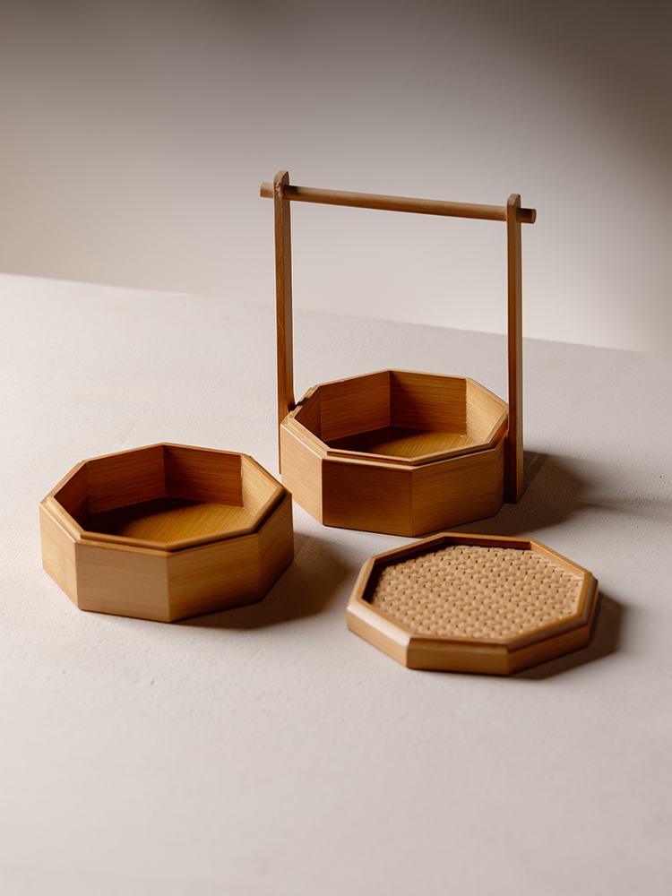 Portable Double Layered Bamboo - Food Snacks Corner review and price