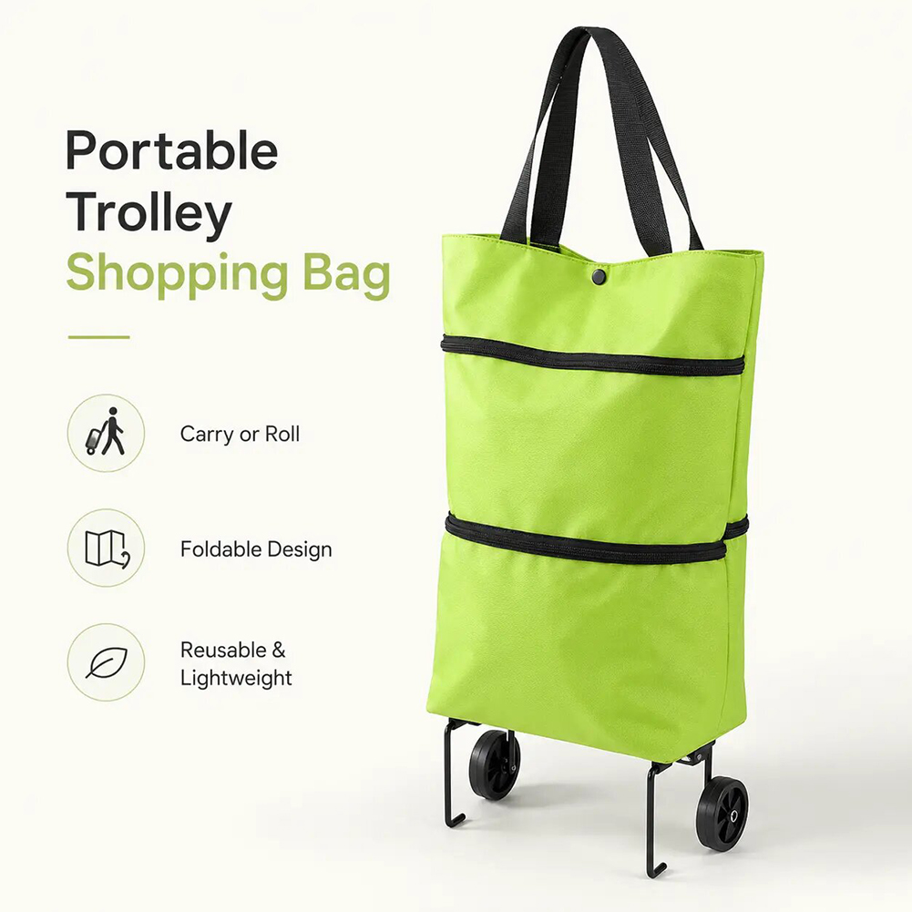 Foldable Shopping Cart Rolling - Food Grocery Snacks review and price