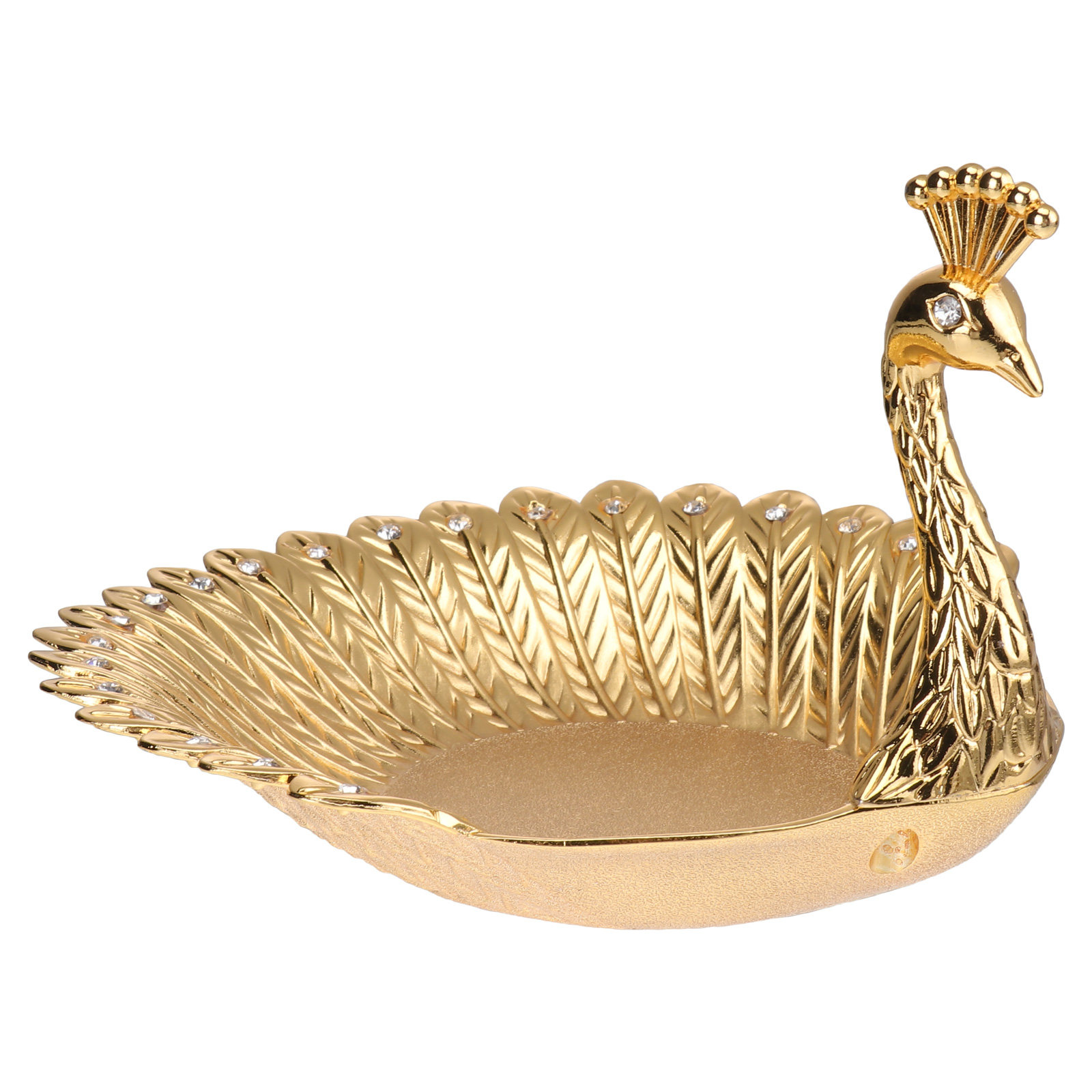 1Pcs Golden Fruit Tray Zinc Al - Zinc Food Snacks review and price