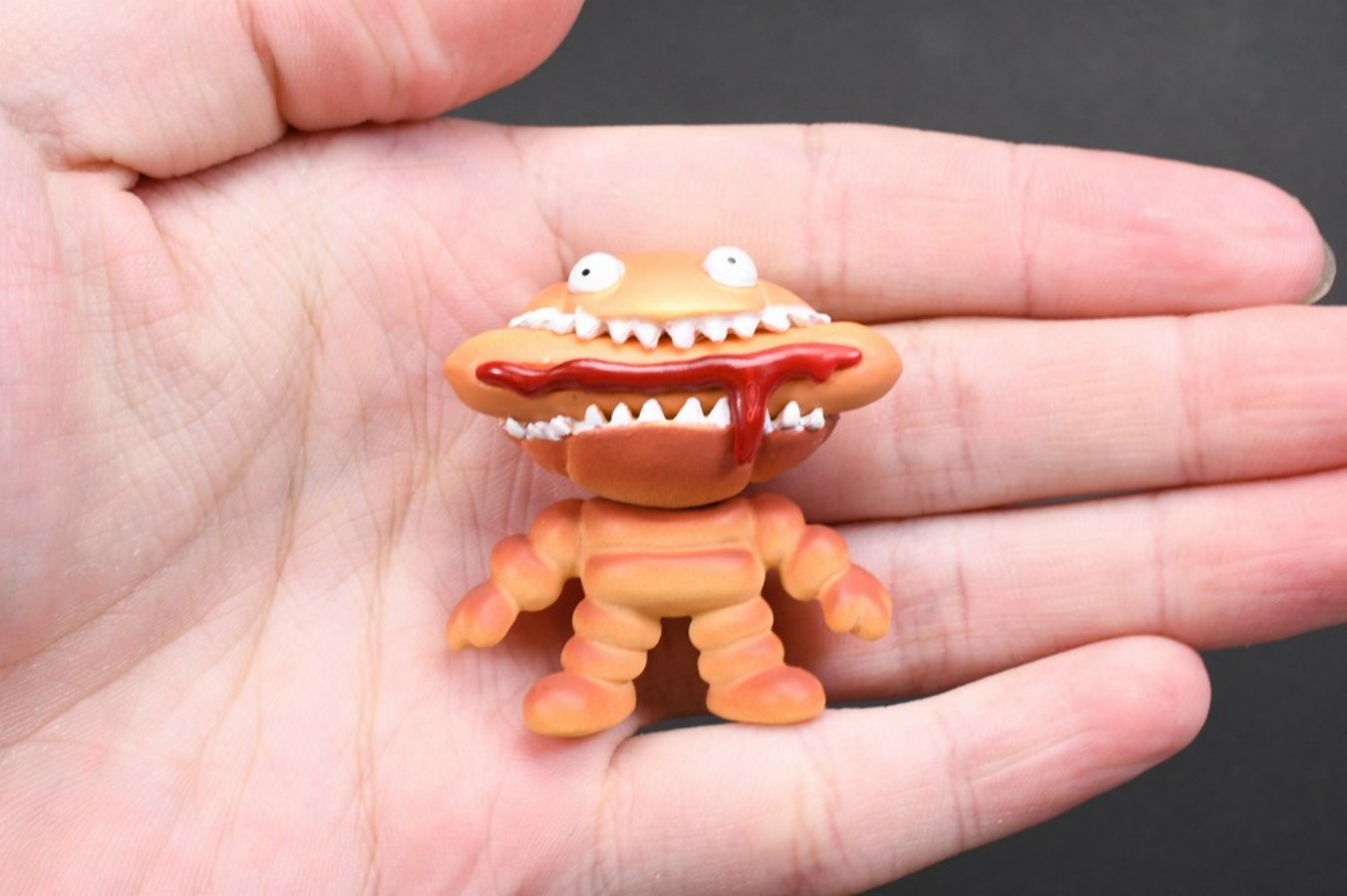 Stasto capsule toys cute Gray  - Zombie Snacks review and price