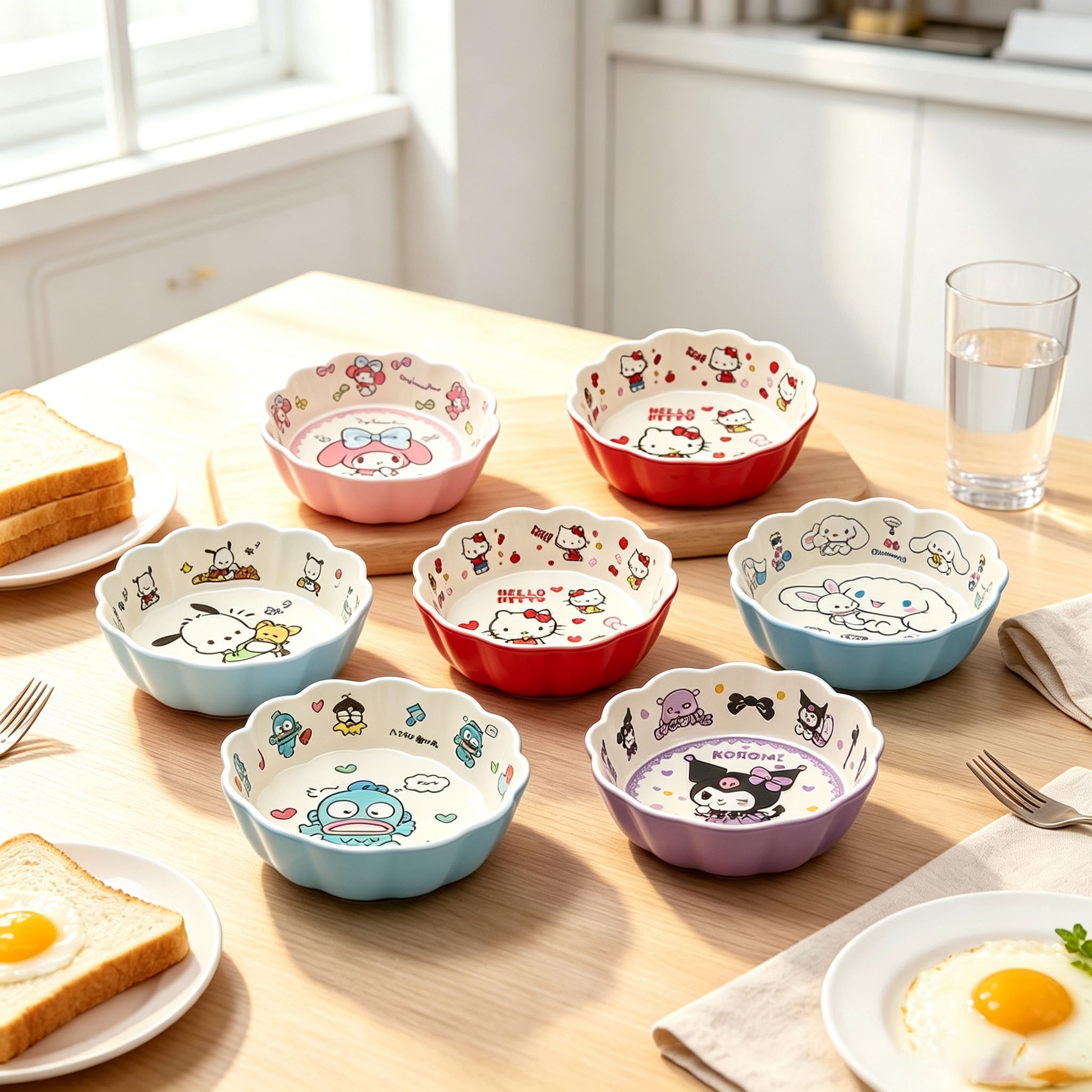 Kawaii Lace Bowl Cute cartoon  - Food Grocery Snacks review and price