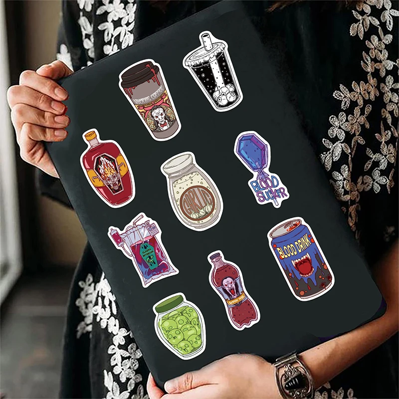50PCS Zombie Food Stickers Cut - Zombie Snacks review and price