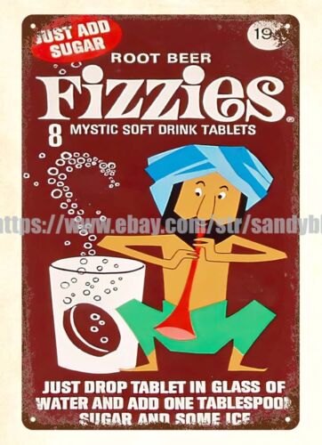 Fizzies 1960s soft drink table - Food Snacks Drinks review and price