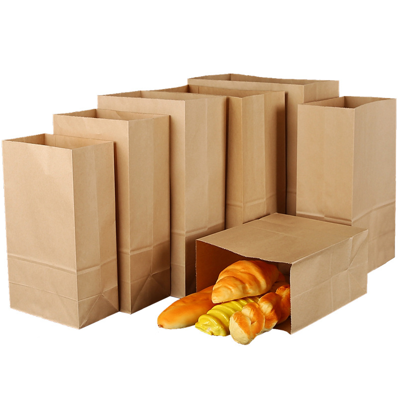 50/100pcs Lunch Paper Bags Kra - Food Grocery Snacks review and price