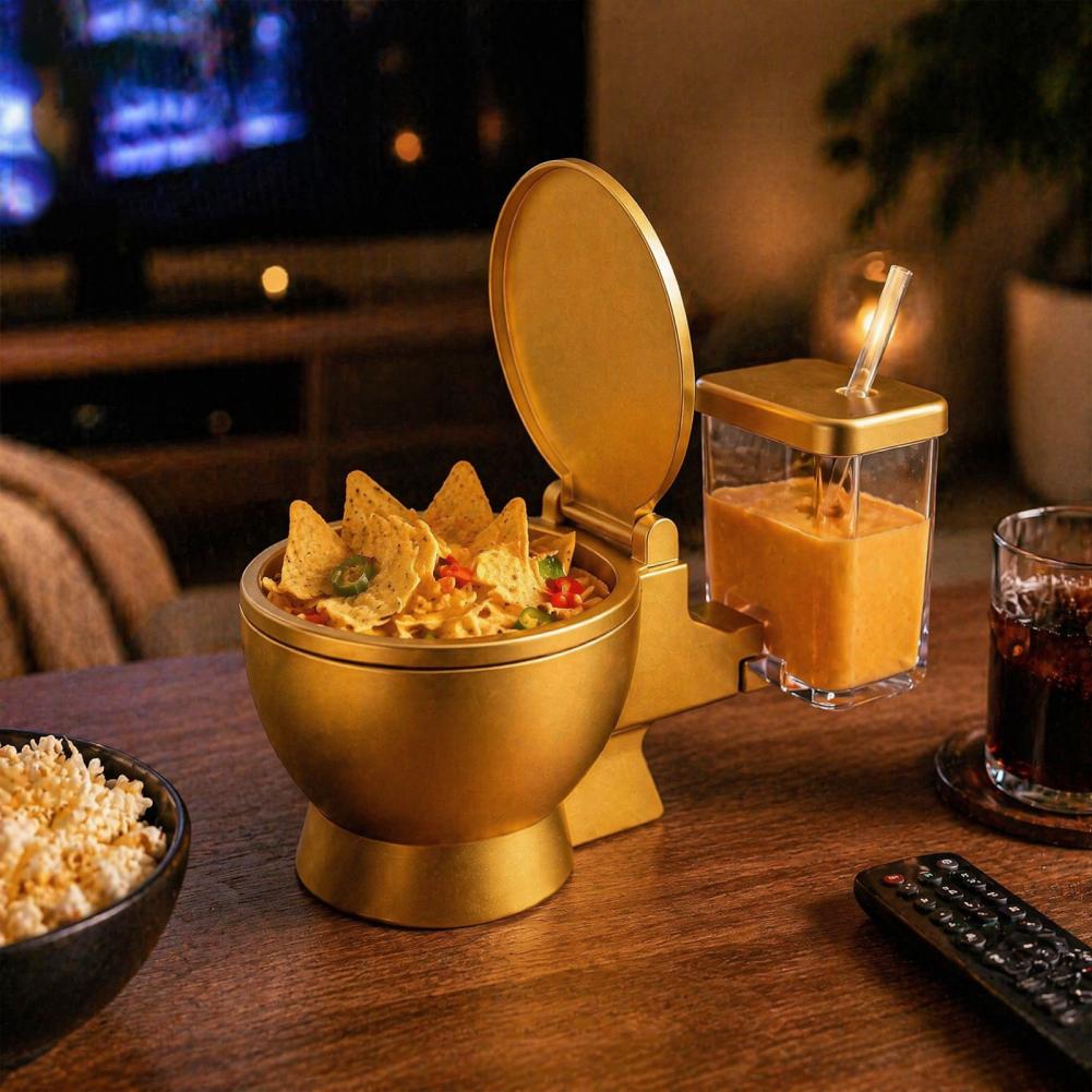 Toilet Shaped Ramen Bowl Set,  - Food Snacks Drinks review and price