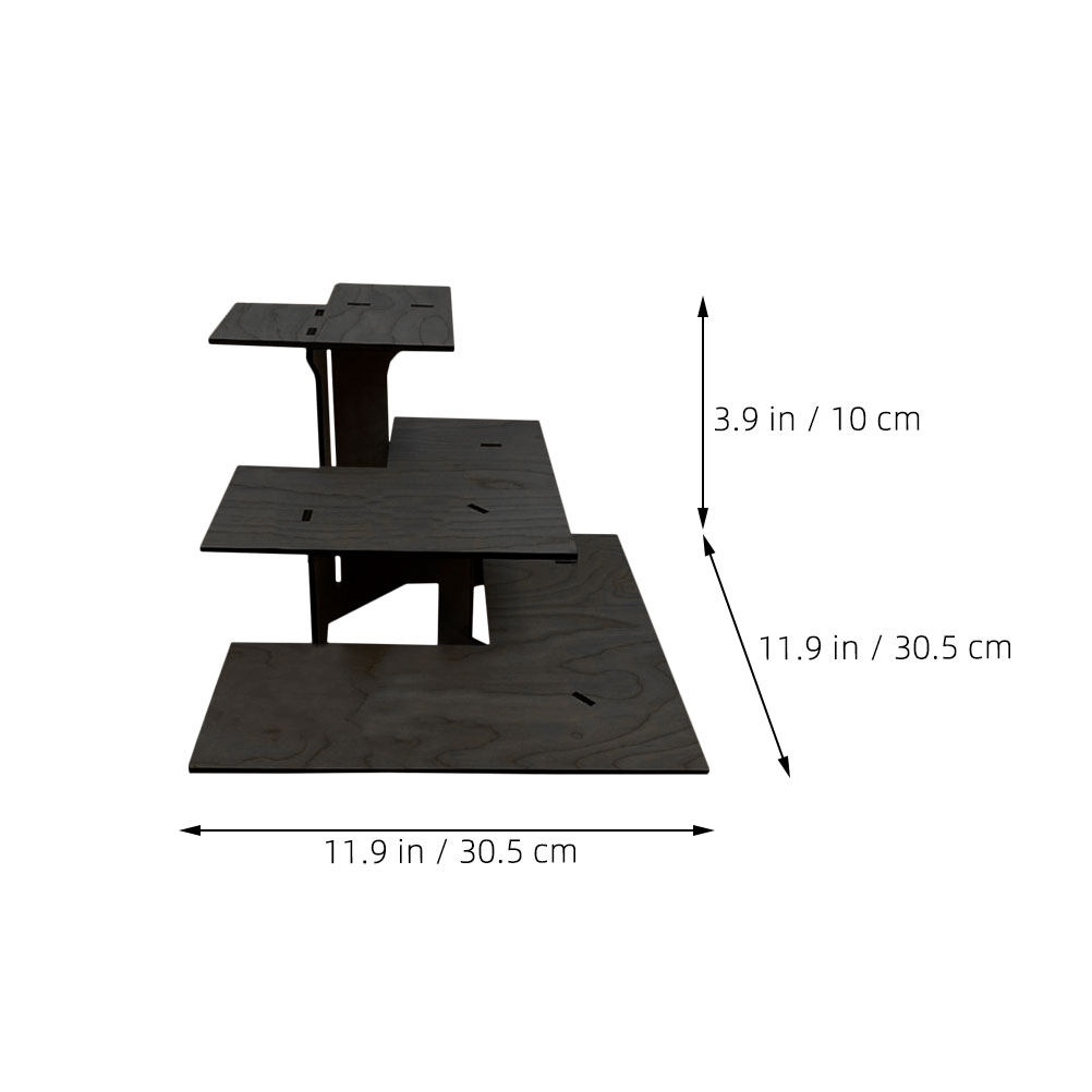 1Set Wooden 3 Tier Retail Disp - Food Snacks Corner review and price