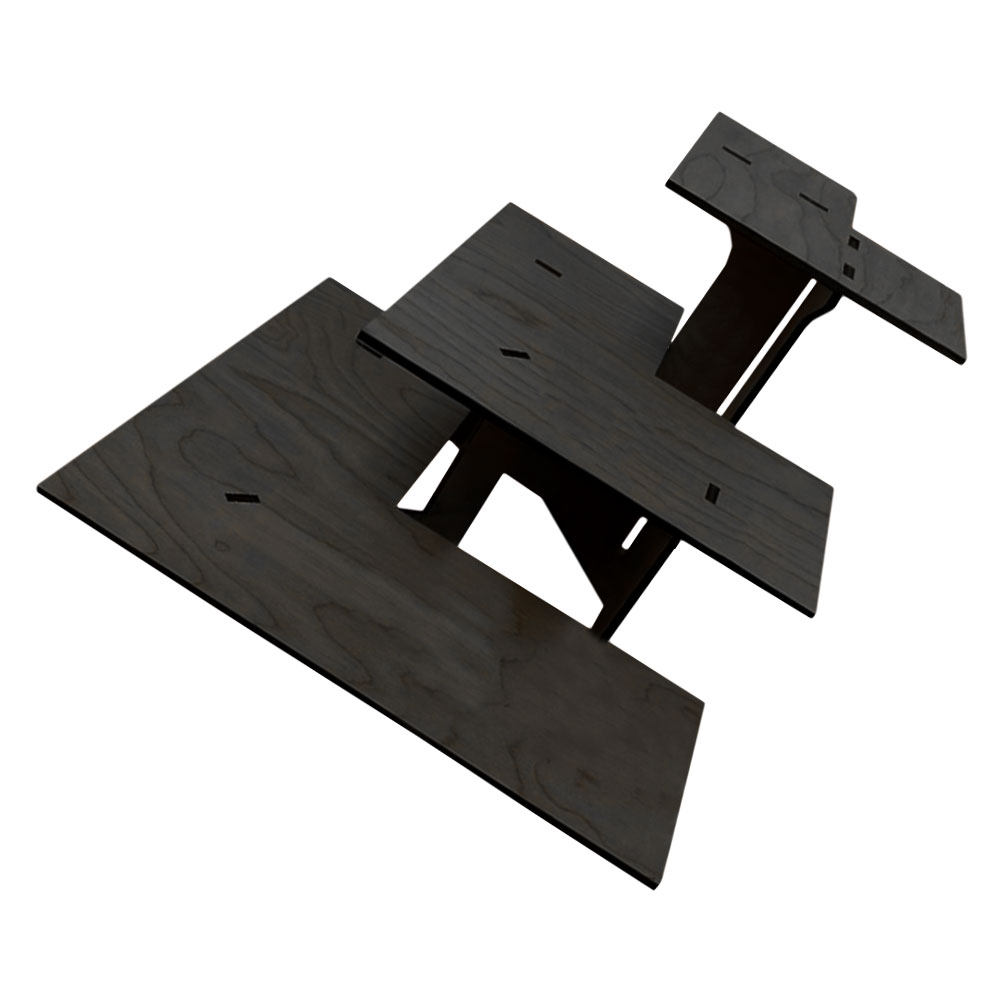 1Set Wooden 3 Tier Retail Disp - Food Snacks Corner review and price