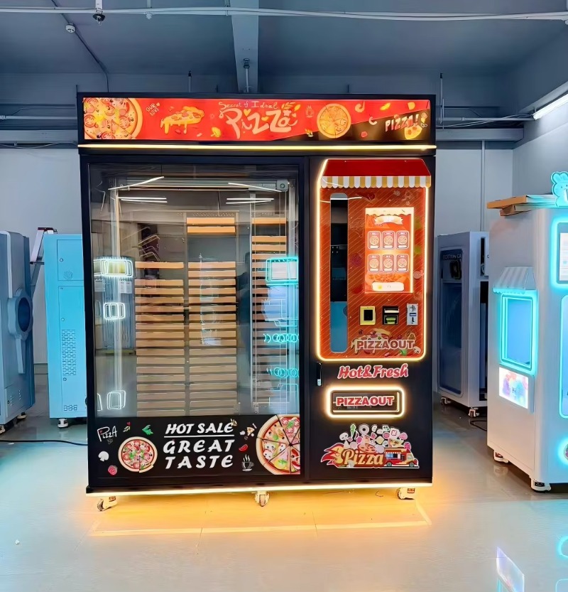 Ready Meal Pizza Vending Cabin - Food Snacks Corner review and price