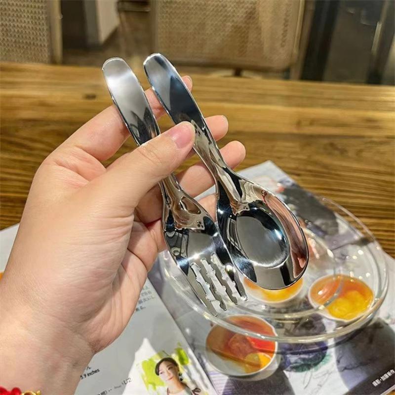 Compact Stainless Spoon And Fo - Food Snacks Ideas review and price