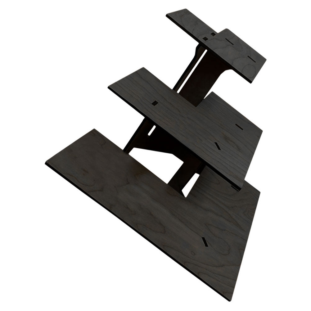 1Set Wooden 3 Tier Portable Di - Food Snacks Corner review and price