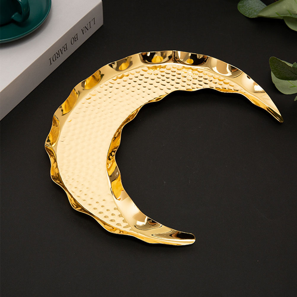 1Pcs Moon Shape Metal Food Ser - Zinc Food Snacks review and price